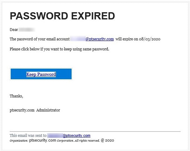 Phishing attempt against Positive Technologies employees
