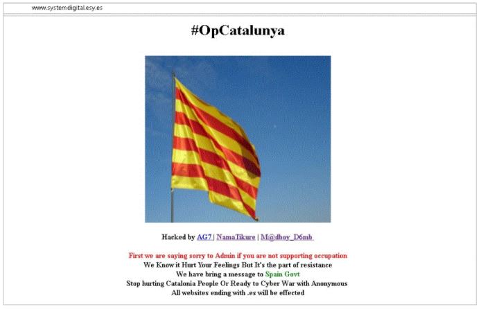 DDoS-атака на правительственный сайт Испании