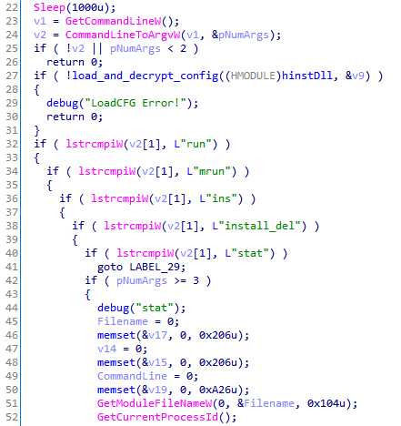 Figure 4. Siteadv.dll code fragment